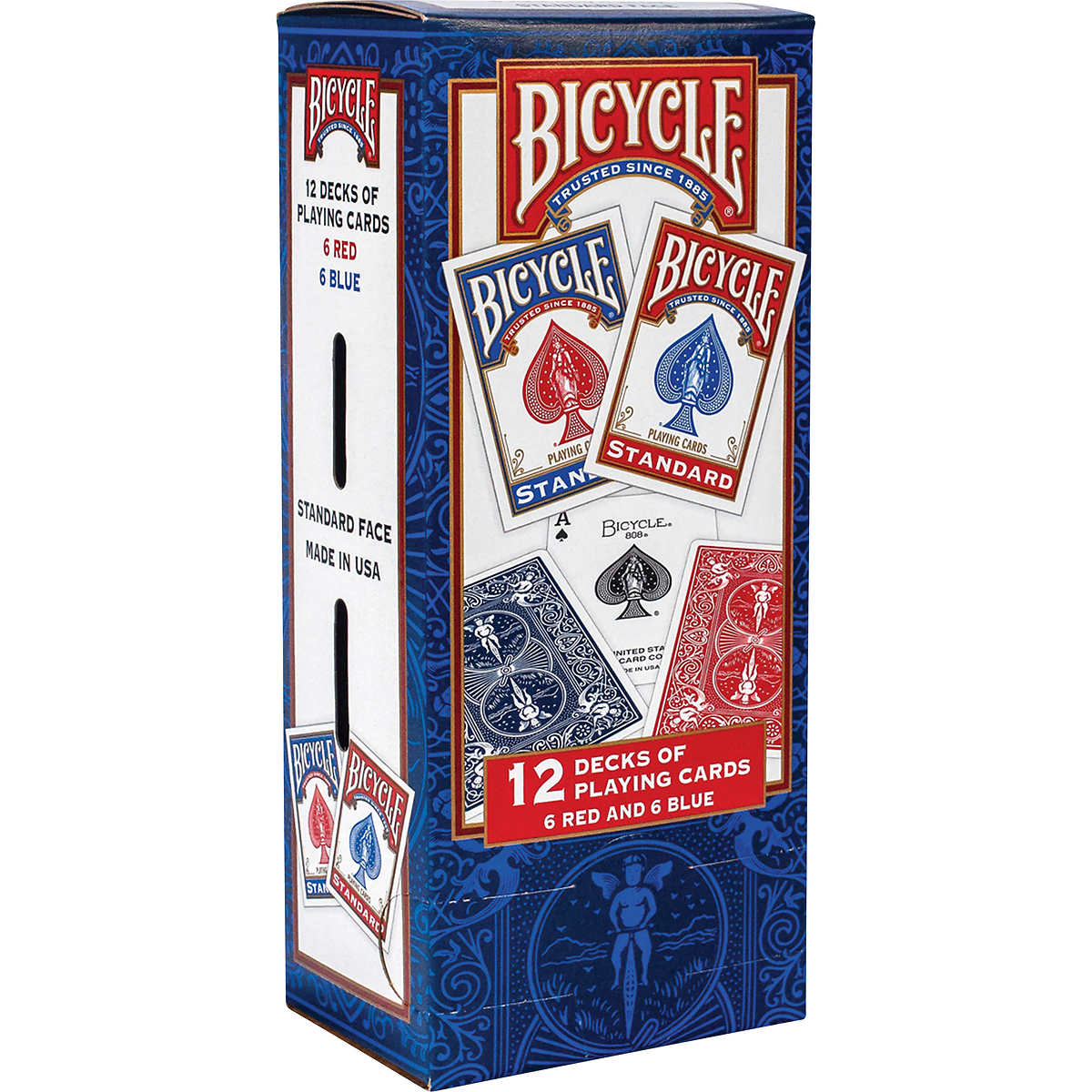 Bicycle Standard Playing Cards Red And Blue 12 Decks Costco
