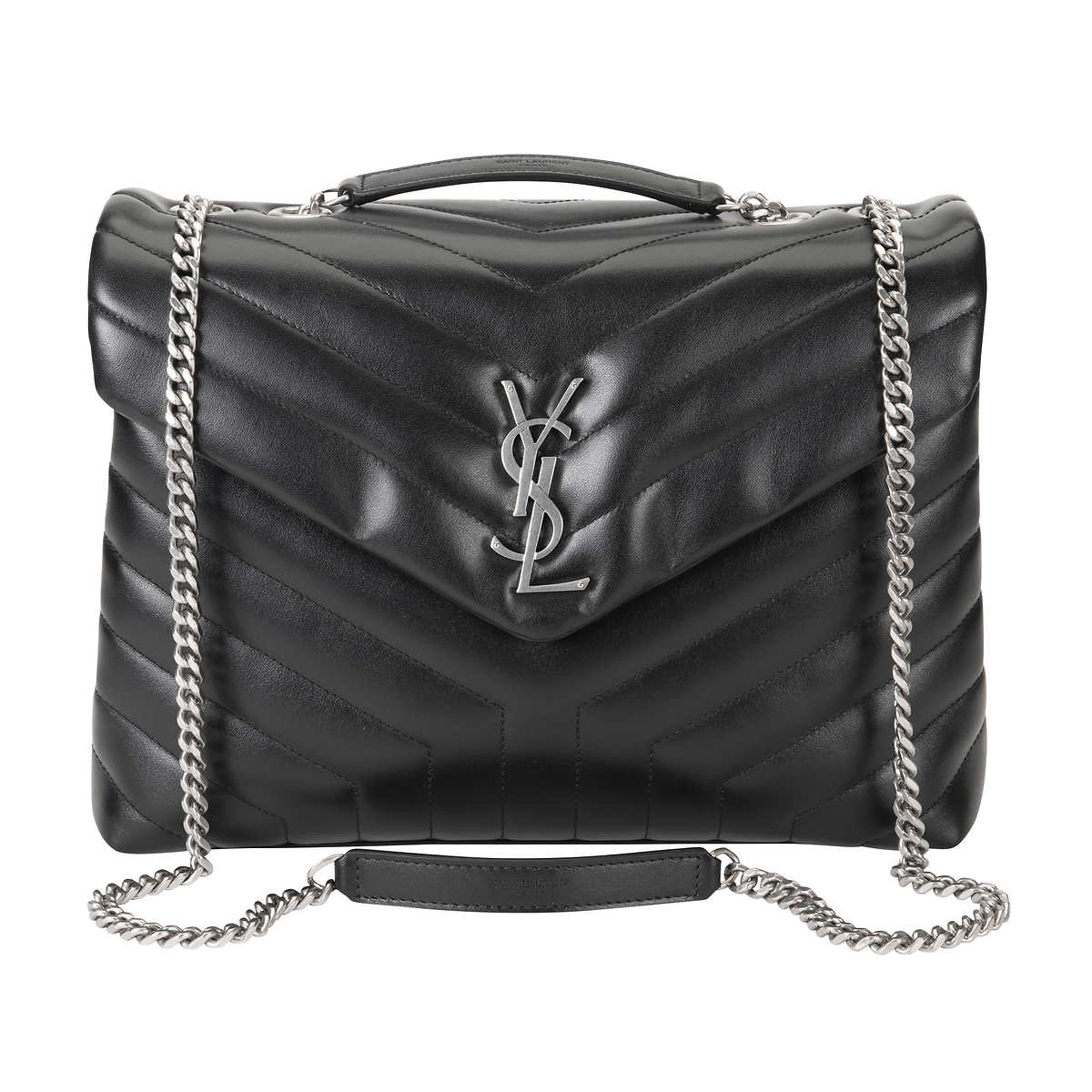 Saint Laurent YSL LouLou Toy in Quilted Y Monogram Leather Shoulder Bag  Cheddar
