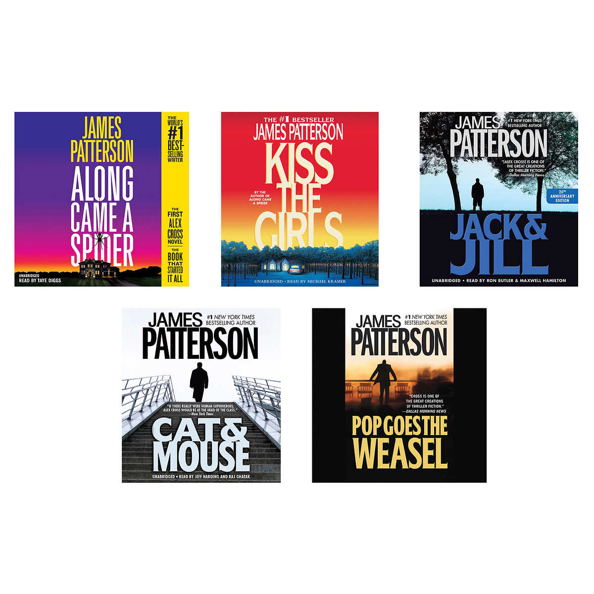 Alex Cross Series Books 1 5 By James Patterson Audiobooks Costco