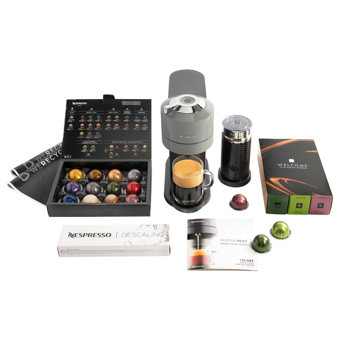 NESPRESSO DESCALING KIT INCLUDES 2 UNITS NEW VERSION,NEW