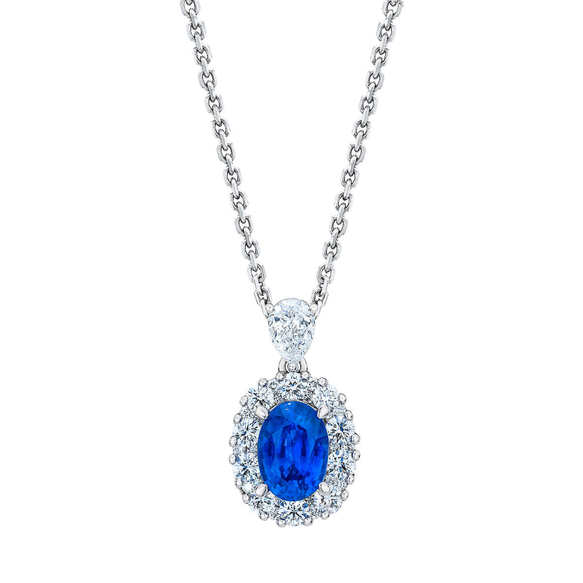期間特売 smoky blue Diamond necklace 18k | www.transportesbendini ...