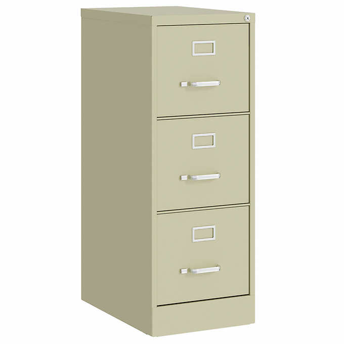 Hirsh 22 D 3 Drawer Letter Width Vertical File Cabinet Costco