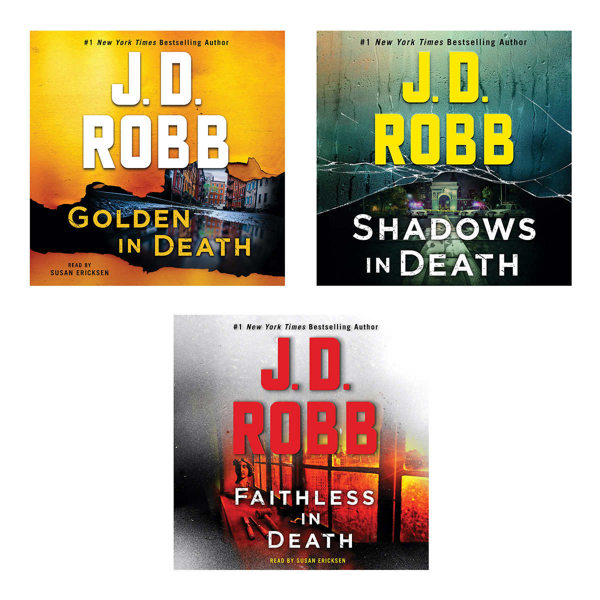 J D Robb S In Death Series Books 50 52 Audiobooks Costco