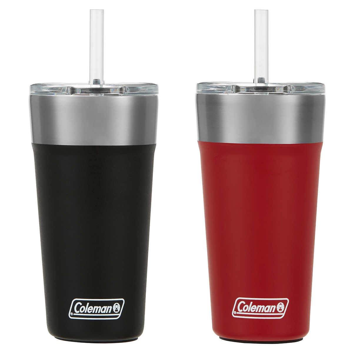 15 Ounce Vacuum Insulated Travel Mug - Red Band