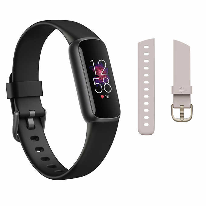 Modal - Silicone Watch Band for Fitbit Versa 3 and Fitbit Sense - Stone Gray