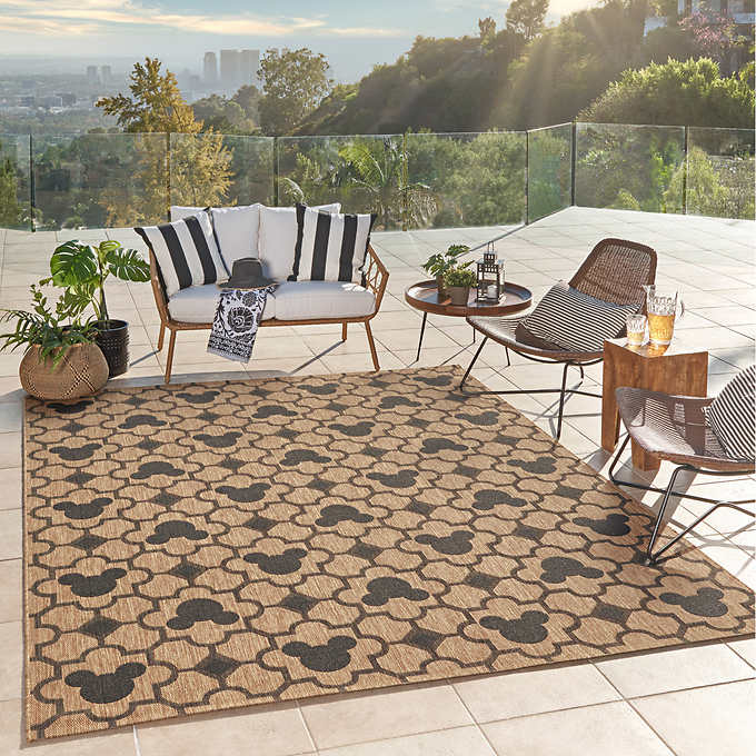 Disney Mickey Mouse Collection Of Indoor Outdoor Rugs Mickey Tile Costco