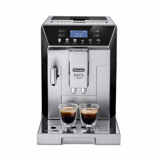 De'Longhi Eletta Cappuccino Top Fully Automatic Coffee and Espresso Machine