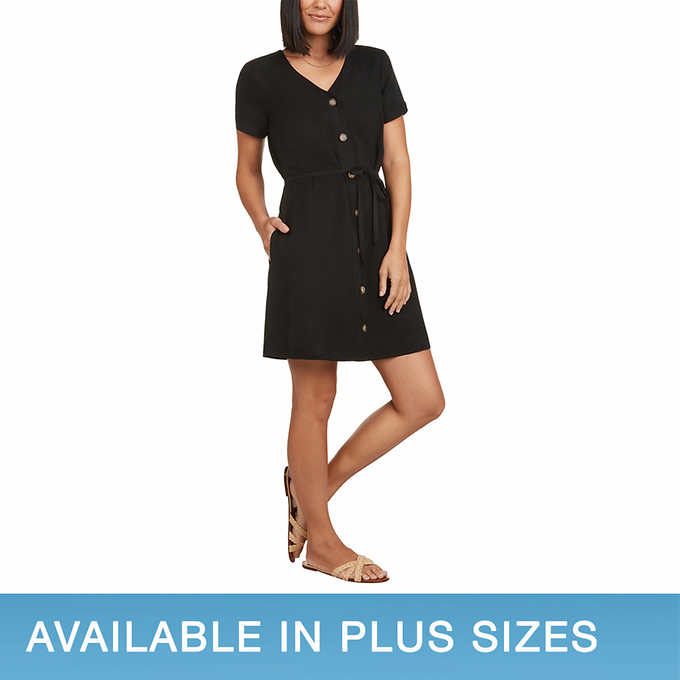  Plus Size Short Sleeve Deep V Hot Stamping Dresses for