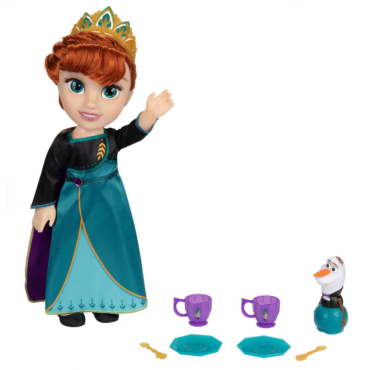 Disney Plastic Flip Top Bottle - Frozen - Anna, Elsa and Olaf