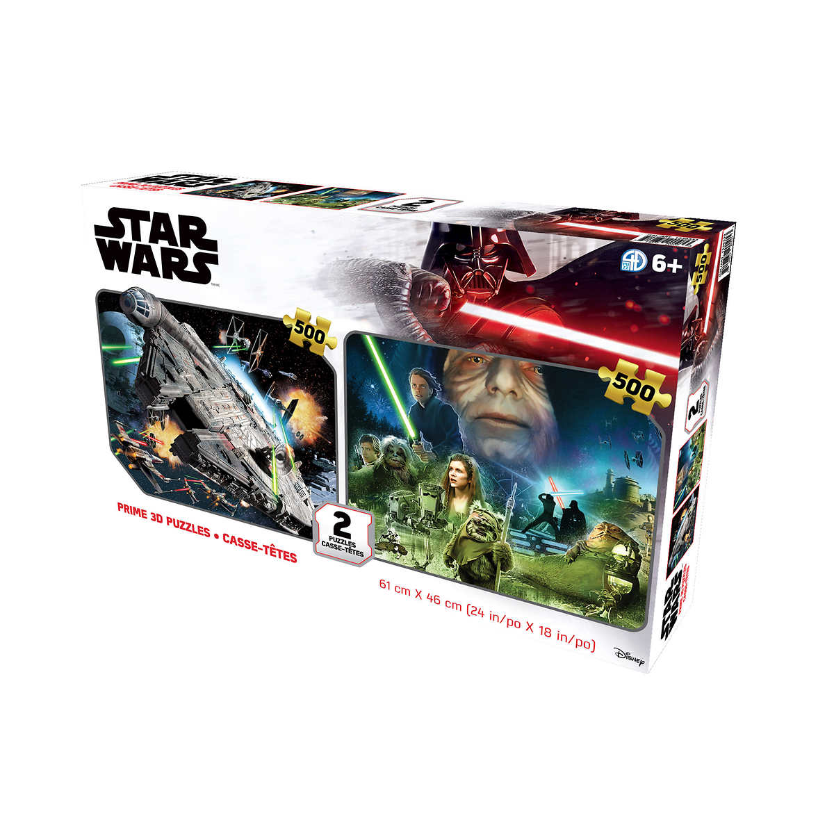 Disney Store Star Wars Holiday Four-Pack Puzzle Set