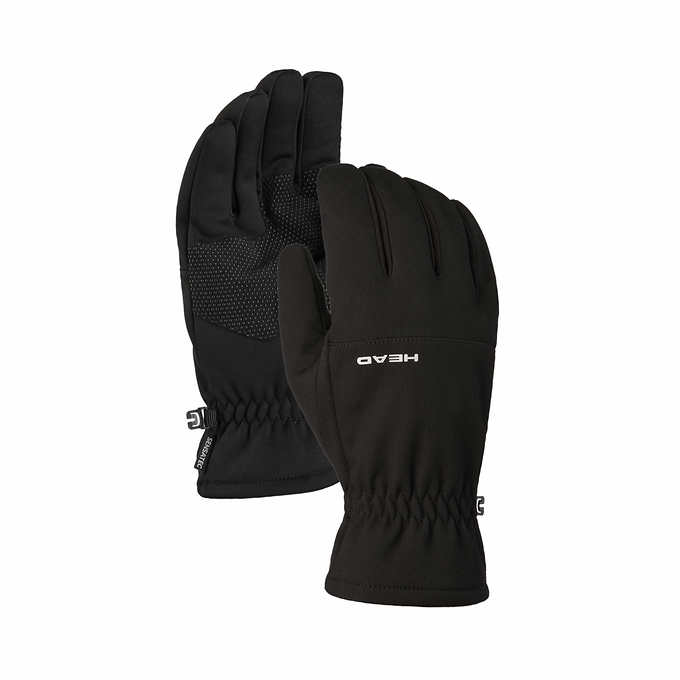 Neoprene Work Gloves, Long Cuff, Black, Men's Large