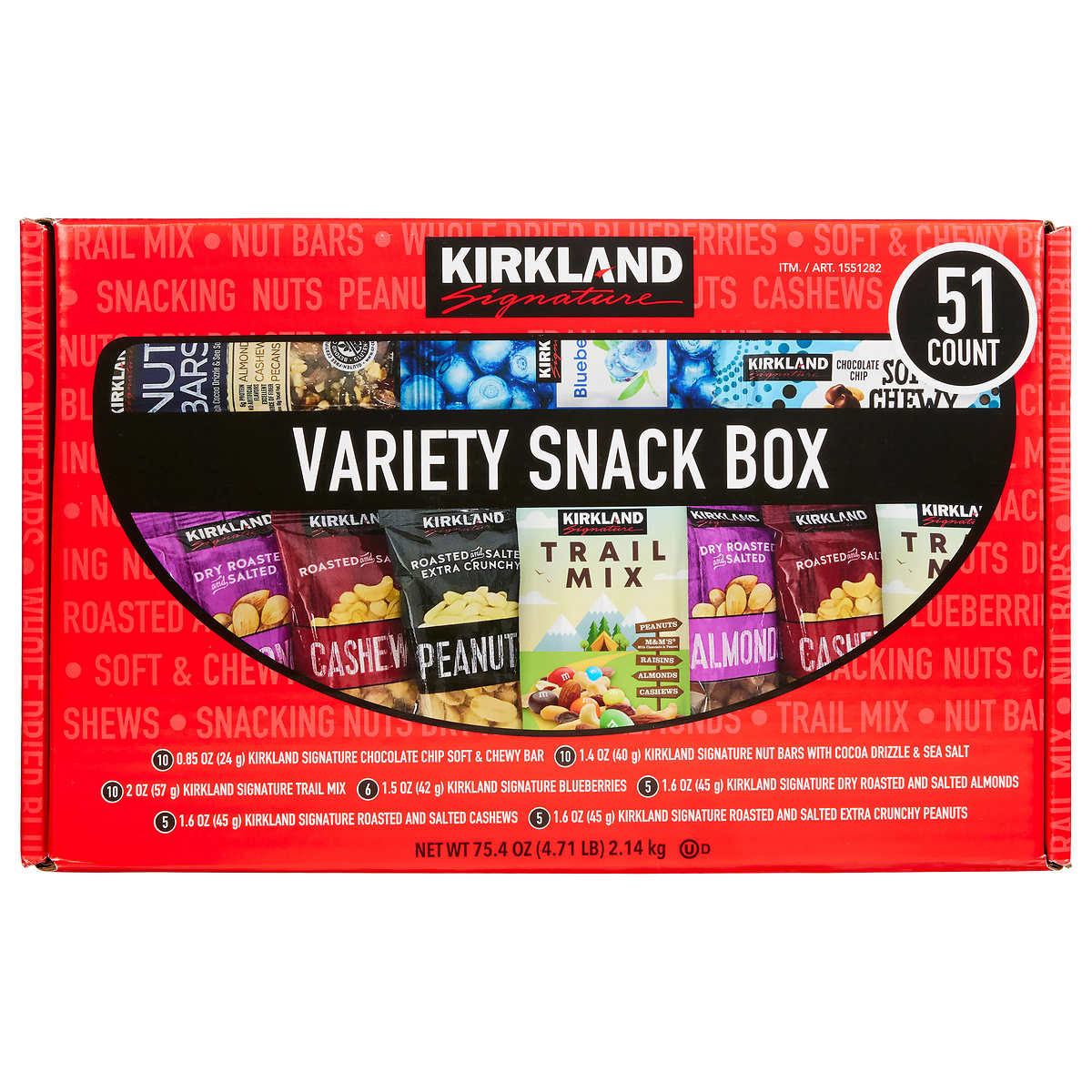Kirkland Signature Extra Fancy Mixed Nuts, Unsalted, 2.5 lbs