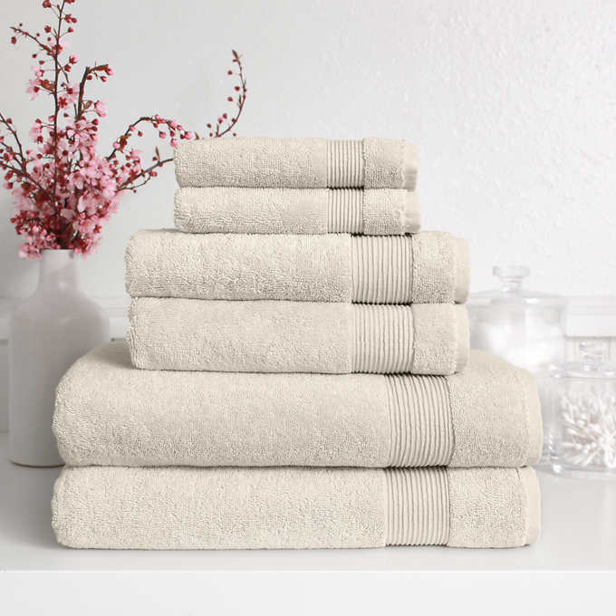 Southern Living Turkish Cotton Modal Bath Towels - Hand Towel