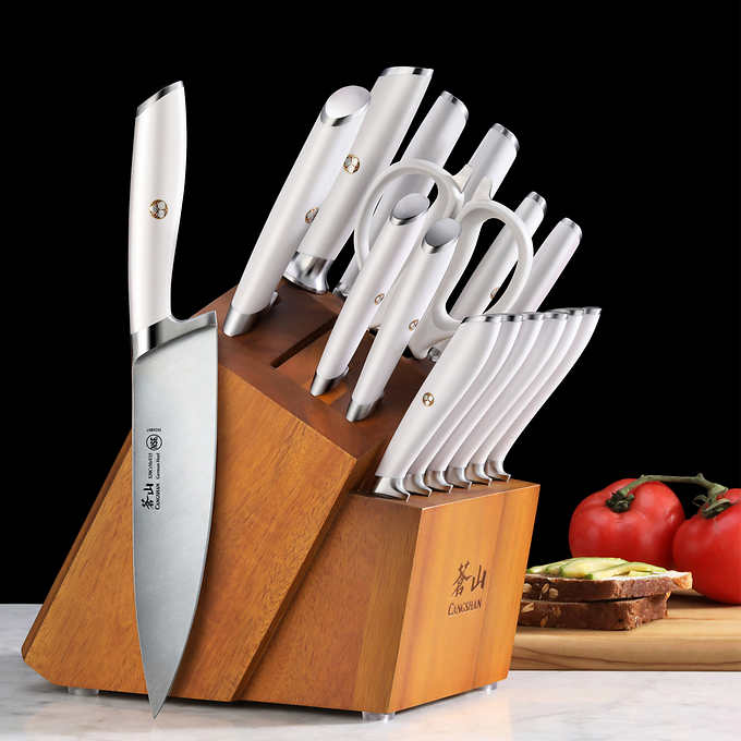 Cangshan L Series 17-Piece German Steel Forged Knife Set | Costco