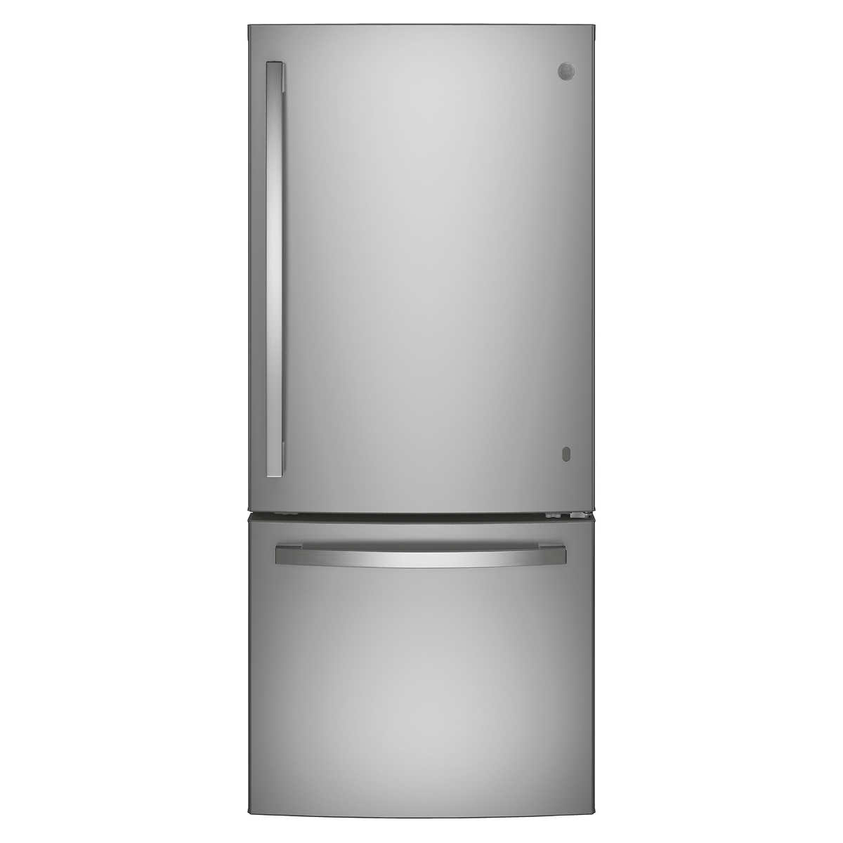 GE® Series 30 in. 21.0 Cu. Ft. Slate Bottom Freezer Refrigerator