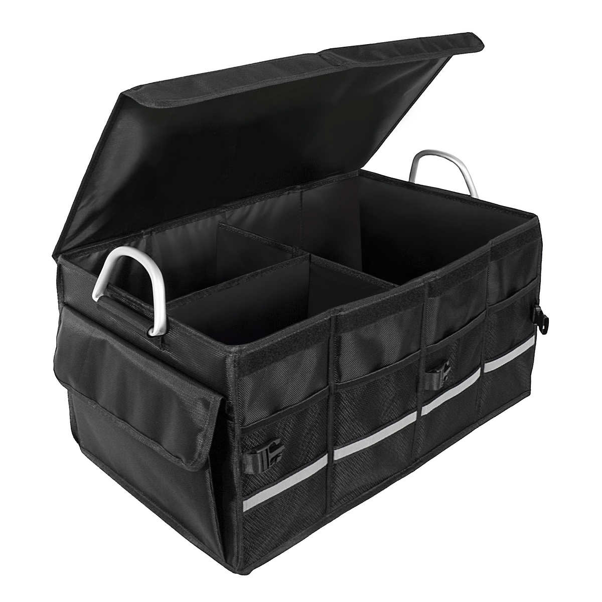 Cheap Portable Foldable Car Trunk Organizer Felt Cloth Storage Box Case  Auto Interior Stowing Tidying Container Bags
