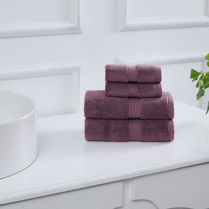 Calvin Klein 4-piece Hand/Washcloth Towel set | Costco