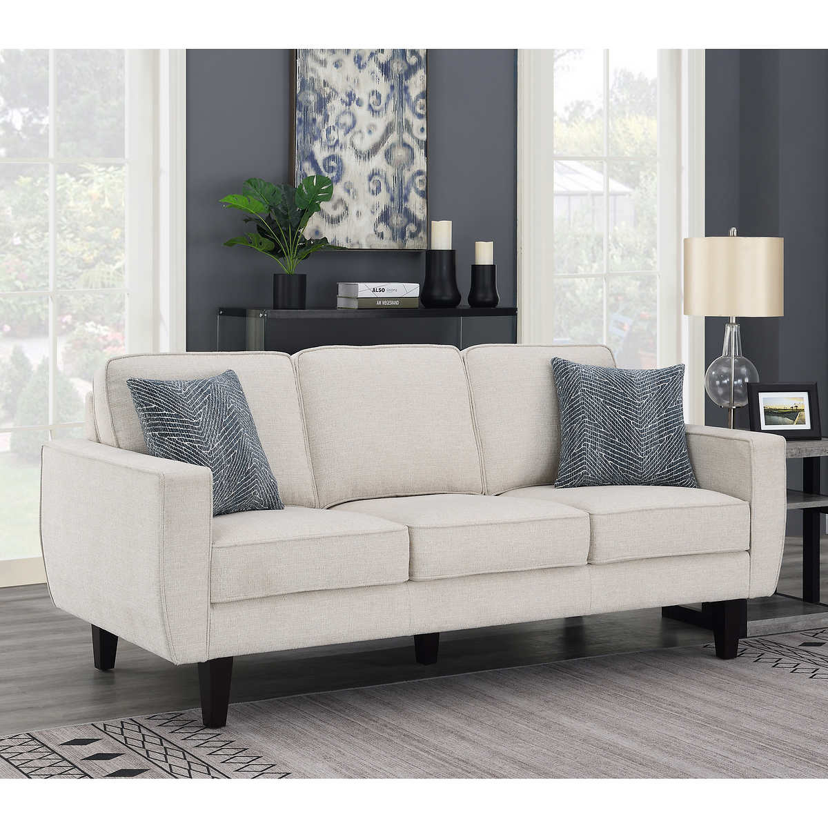 Charley Mid-Century Modern Fabric Sofa | Costco