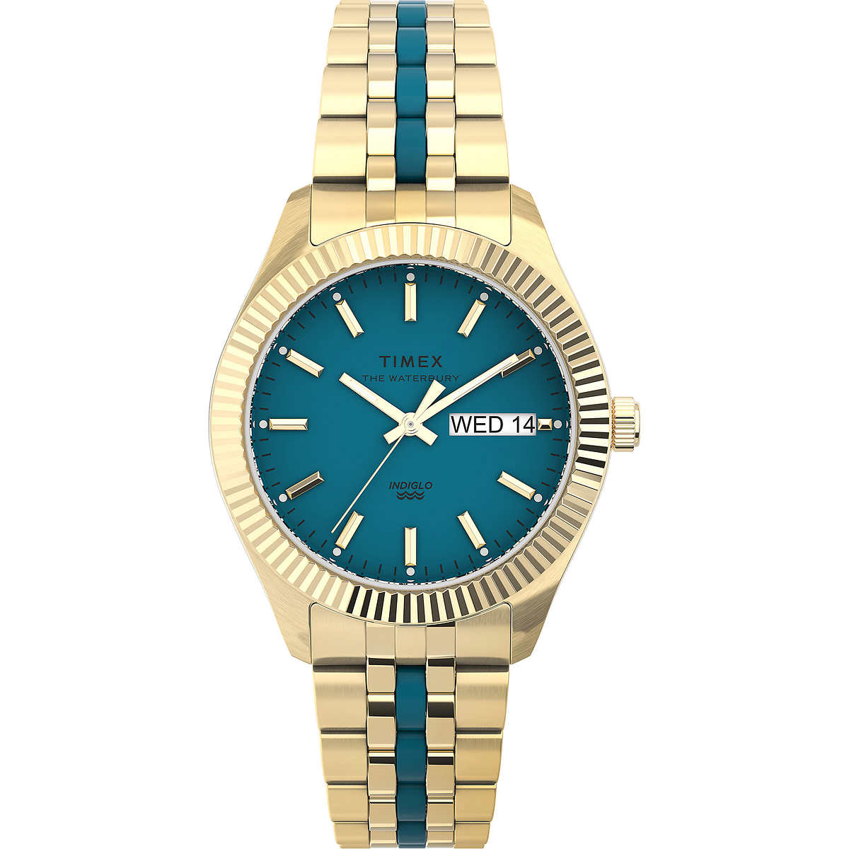 Timex Waterbury Legacy Gold-Tone IP Stainless Steel Ladies Quartz