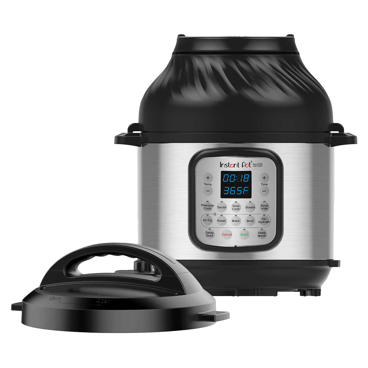 Instant Pot 6qt Duo Crisp 11-in-1 Electric Pressure Cooker with