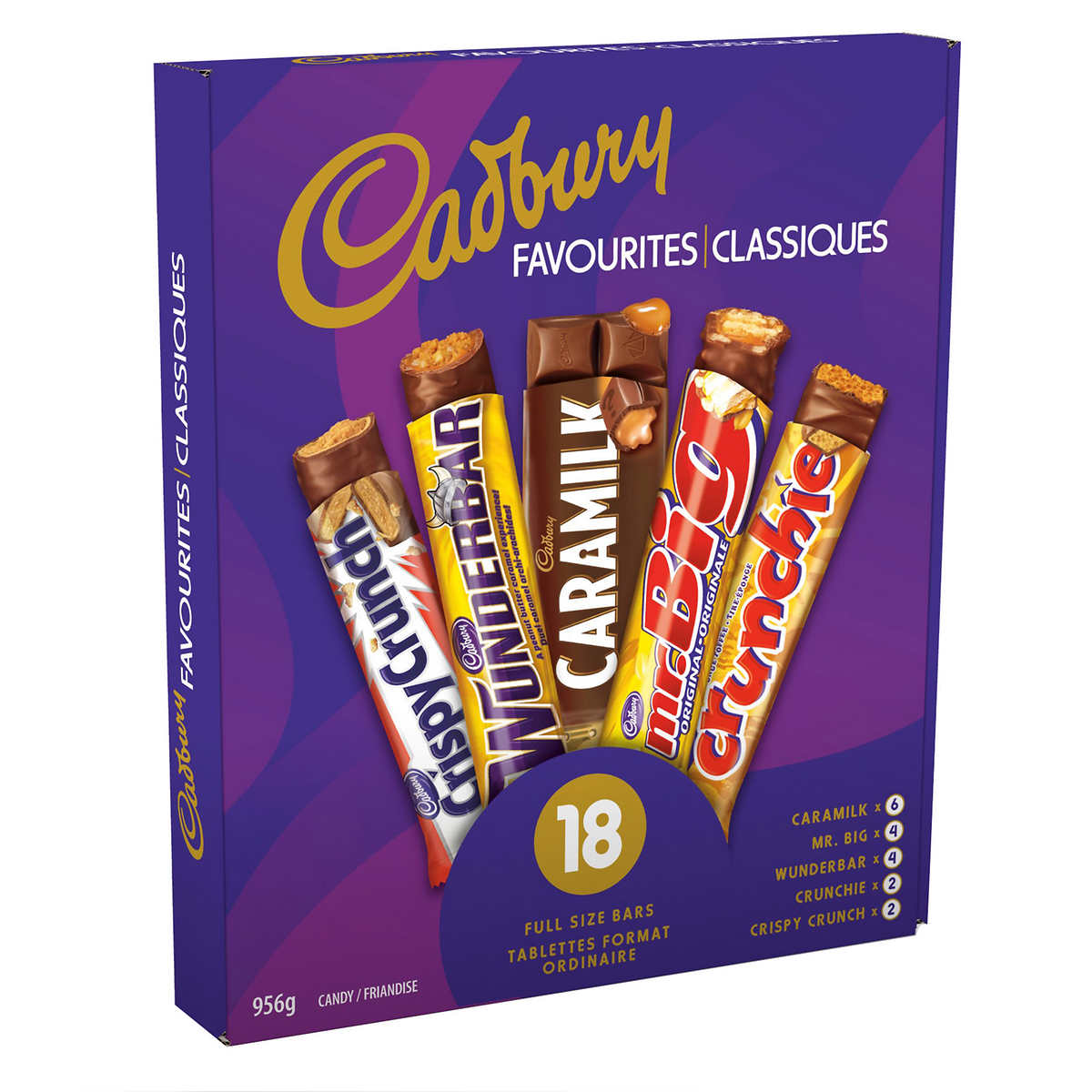 Cadbury Chocolate Bar Variety 18 Count Costco