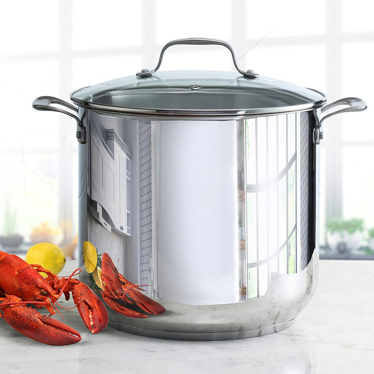 50 Qt Quick Pot Stainless Steel Commercial Pressure Cooker