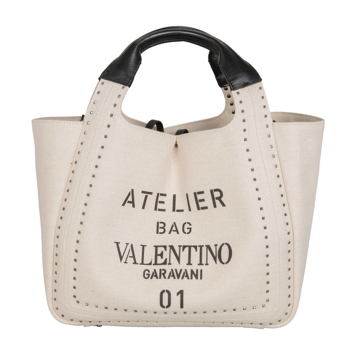 Valentino Medium Garavani Tote Bag, Natural | Costco