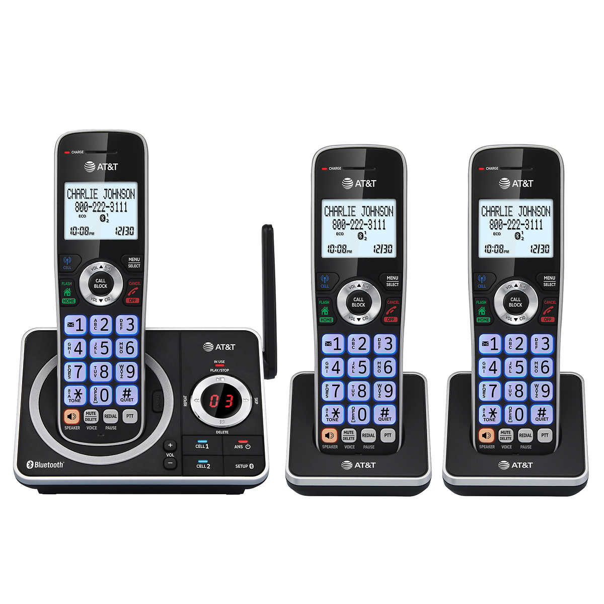 AT&T DLP72362 3 Handset Cordless Phone with Connect to Cell
