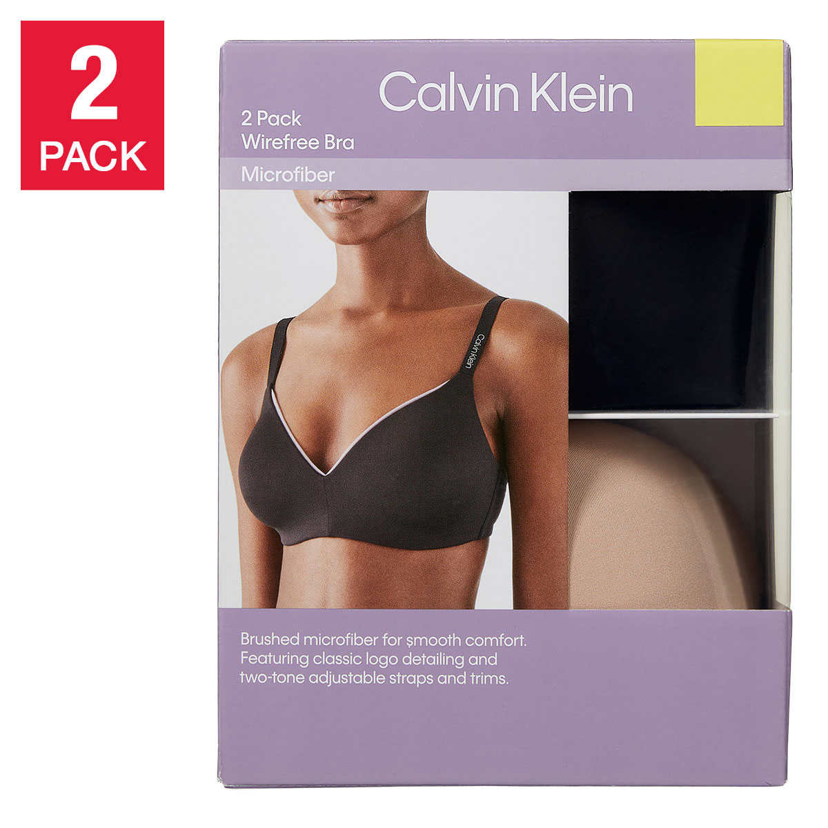 Calvin Klein Women's Modern Cotton Lightly Lined Bralette, Black, X-Small :  : Clothing, Shoes & Accessories