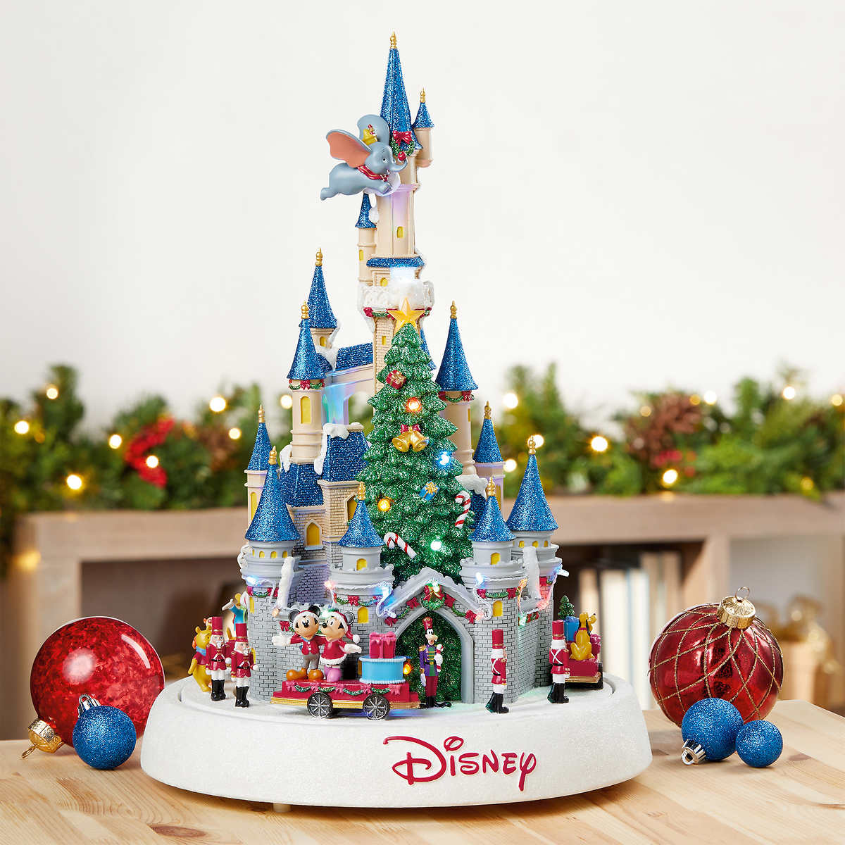 Disney Animated Holiday Castle with Parade, Lights & Music | Costco