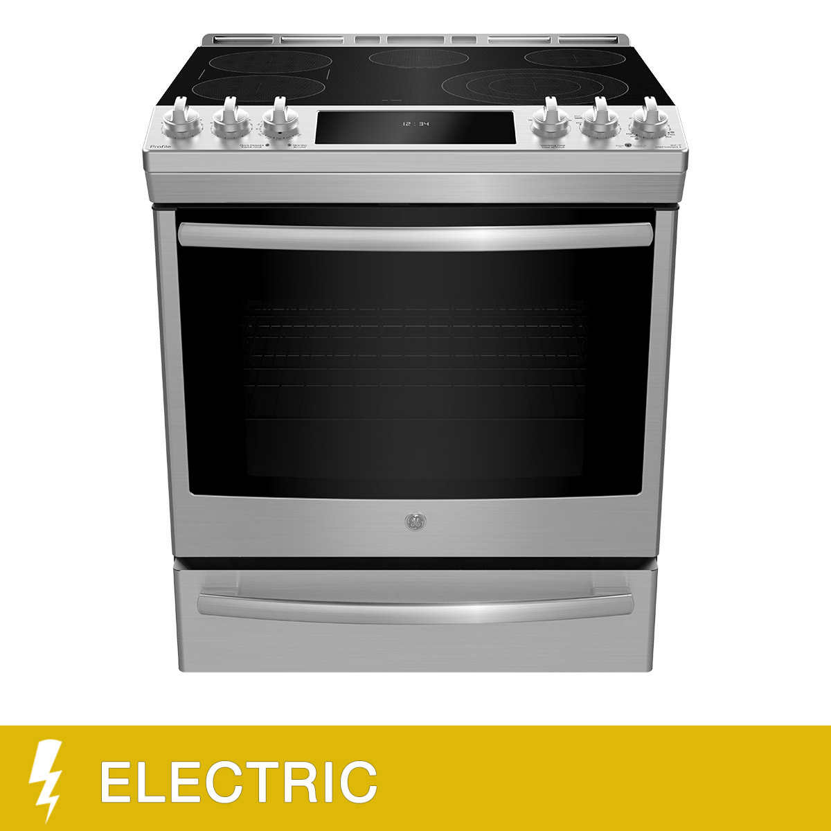 Ge Profile Double Oven Electric Range Slide In Frigidaire Oven Electric
