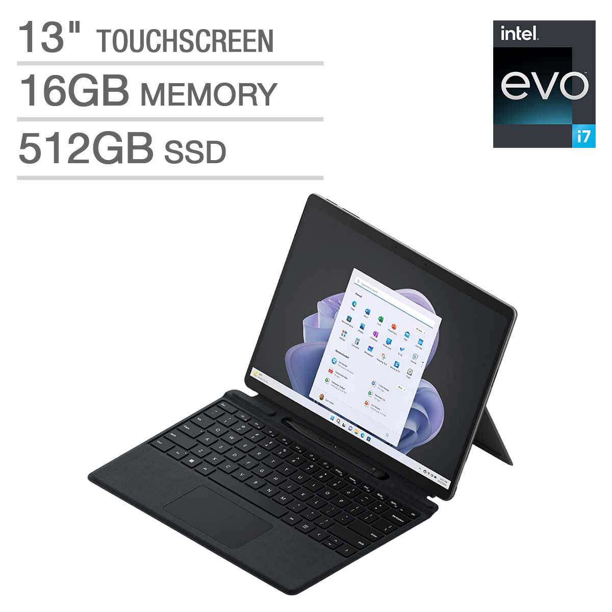 Microsoft Surface Pro 9 13 Touch-Screen Intel Evo Platform Core i7 16GB  Memory 256GB SSD Device Only (Latest Model) Sapphire QIL-00035 - Best Buy