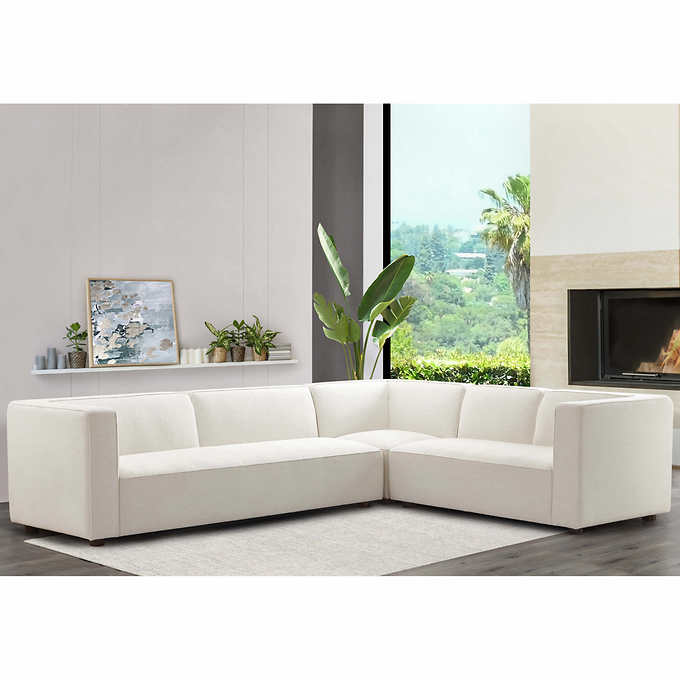 Soloman 3-piece Fabric Sectional