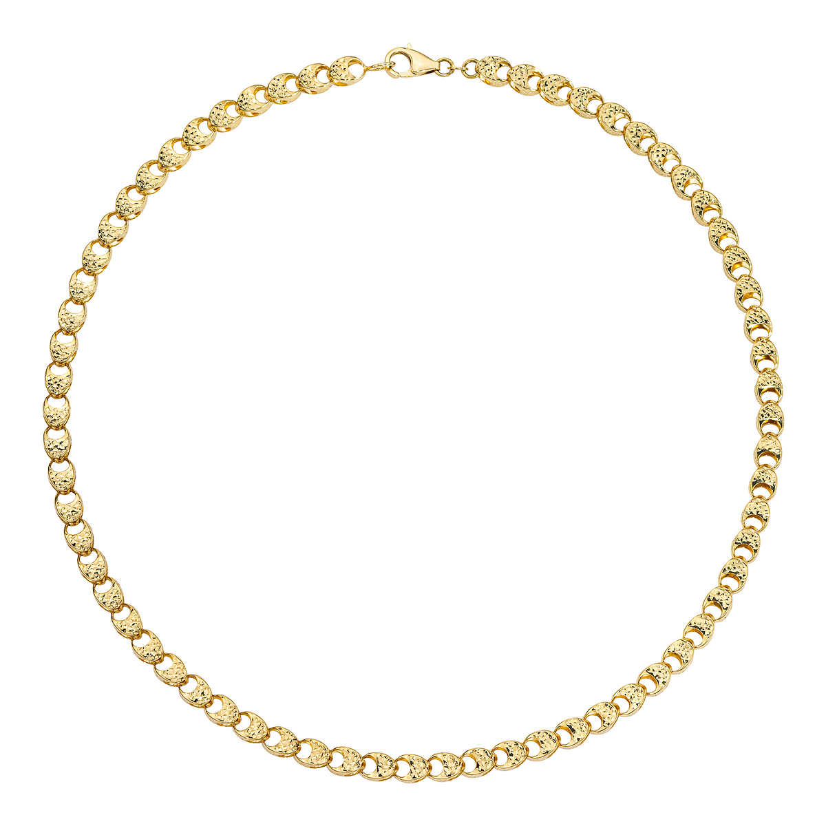 14kt Gold Fancy Link Necklace