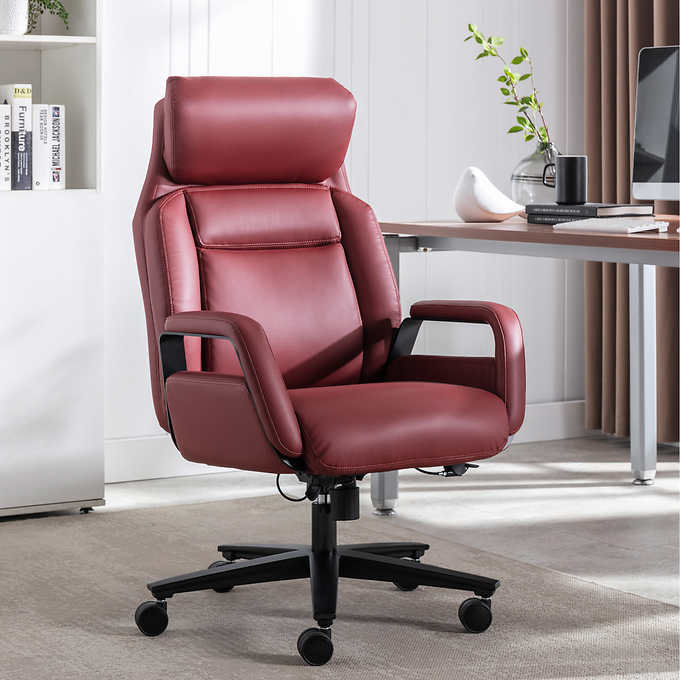 BOOSTER QUILTED  High-back executive chair High-back leather