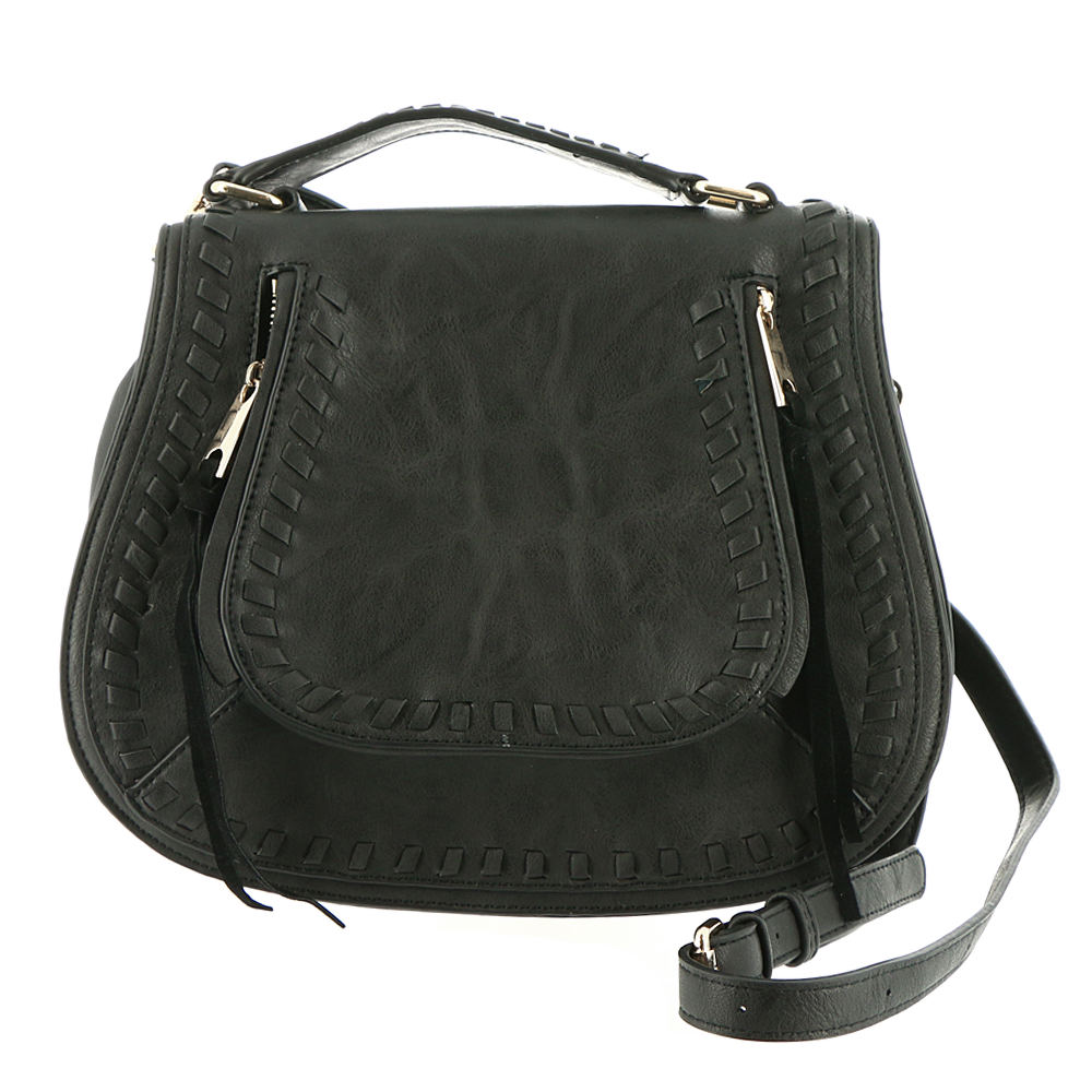 Urban Expression Stylish Khloe Crossbody Vegan Leather Bag, Natural / Mini