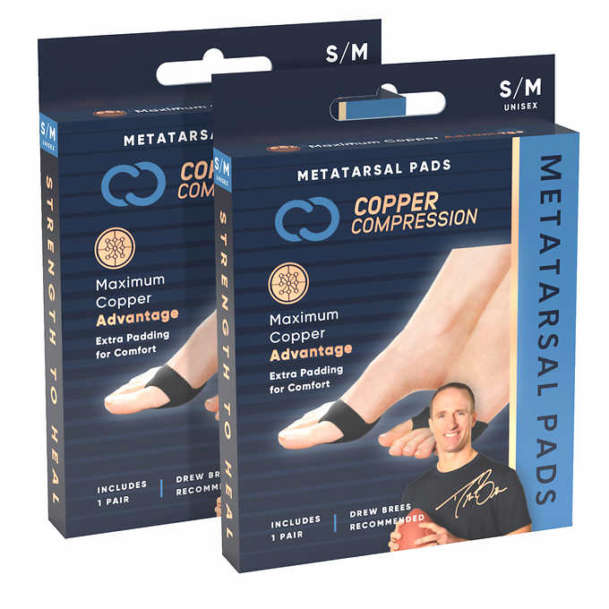 Copper Compression Metatarsal Pads - S/m : Target