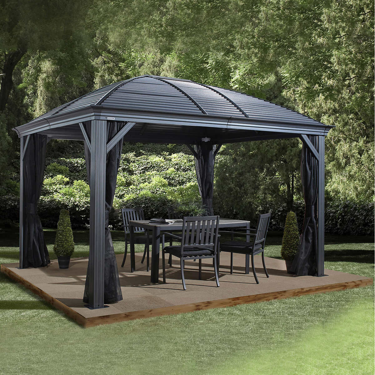 Gazebo Sojag Moreno 3x4 M Antracite