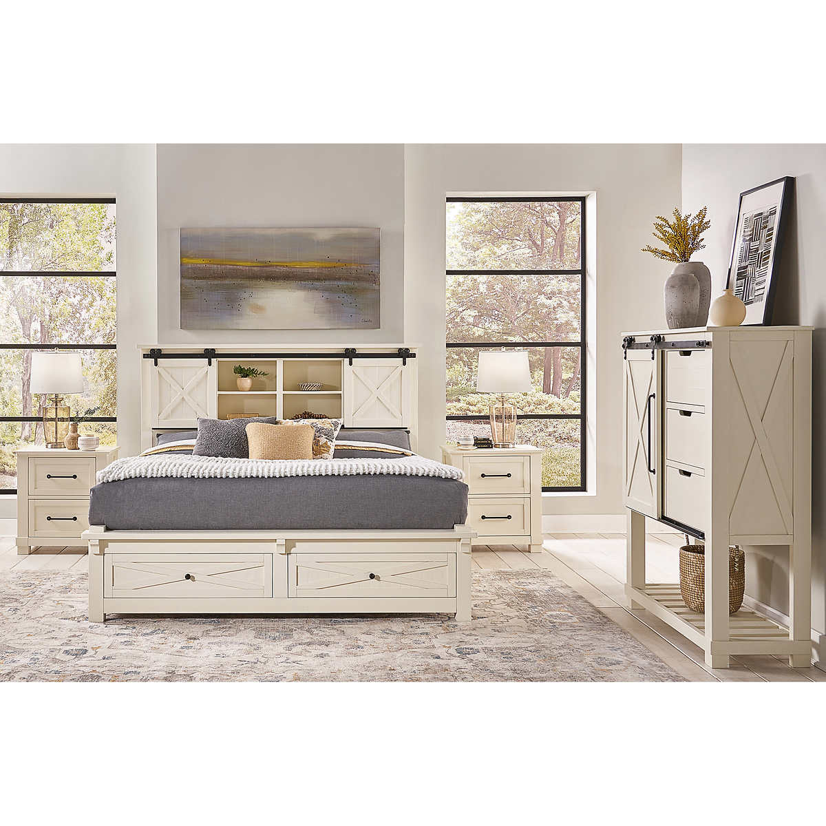 Pierce Espresso King Panel 3 Piece Bedroom Set