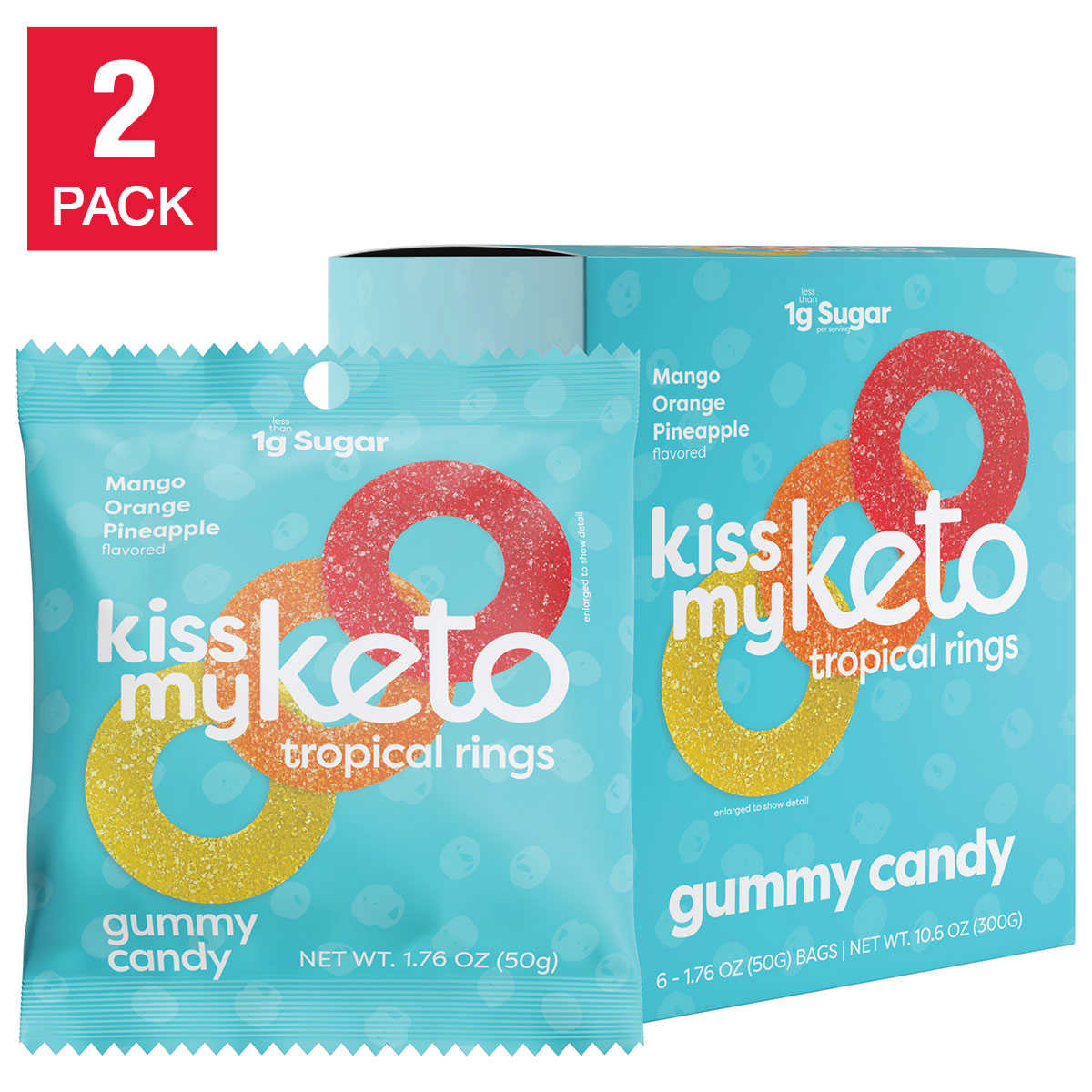 Kiss My Keto Fish Friends Gummy Candy, 50g — Everything Keto