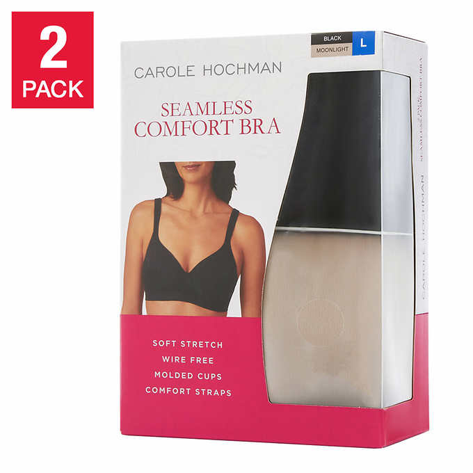 Carole Hochman Women's Soft Underwear Seamless Briefs Panties 5 Pack, Small