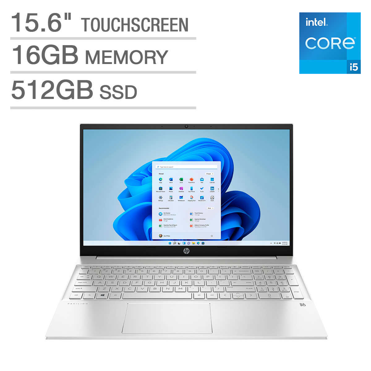 HP Pavilion 15.6 Touchscreen Laptop - 13th Gen Intel Core i5