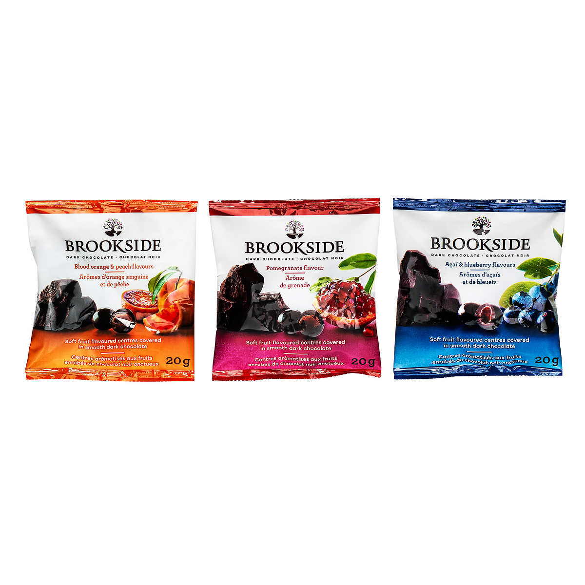 Brookside Dark Chocolate Assorted Flavours 40 20 g 0.70 oz