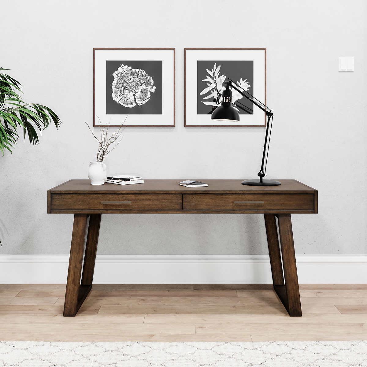 Whitley 54 Live Edge Writing Desk