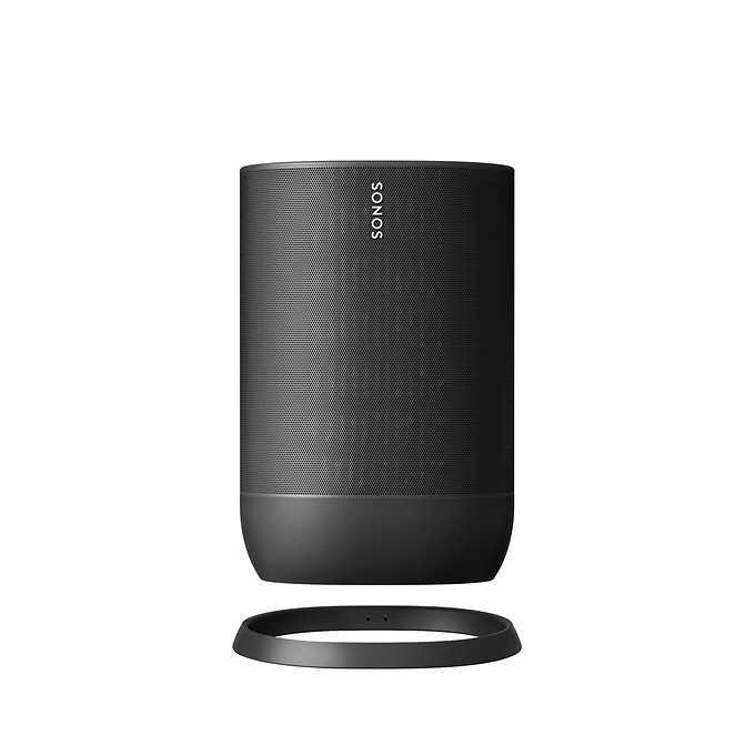 Sonos Move 2 Portable Smart Speaker with 24-Hour Battery Life, Bluetooth,  and Wi-Fi (White)