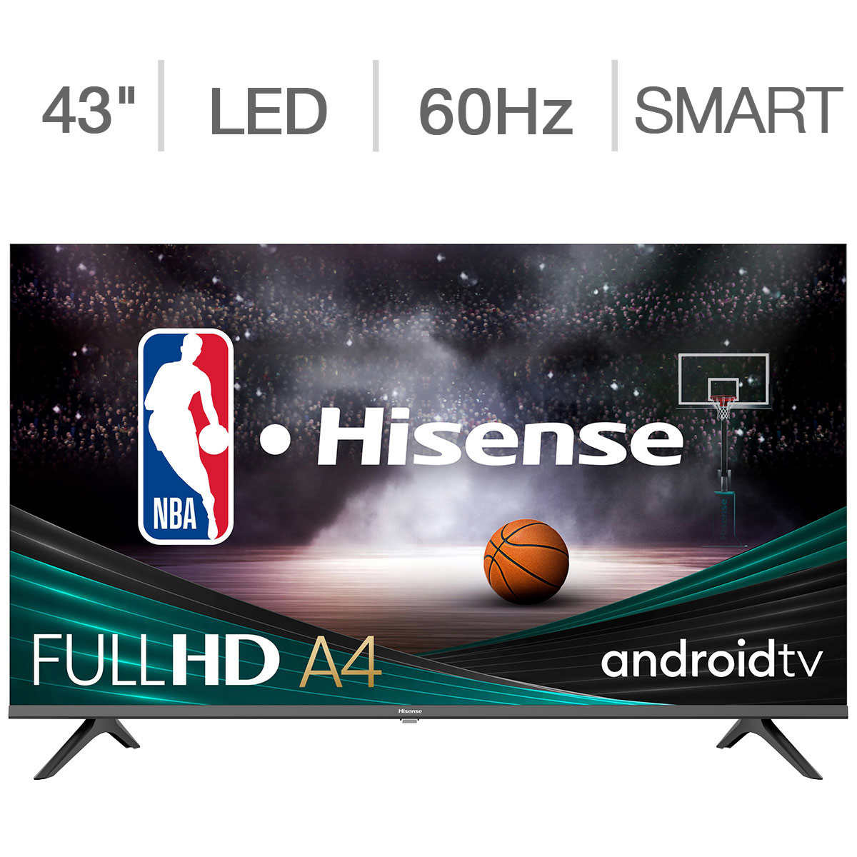 Hisense 40 Class A4 Series LED 4K UHD Smart Android TV 40A45H (40A45H) -  Hisense USA