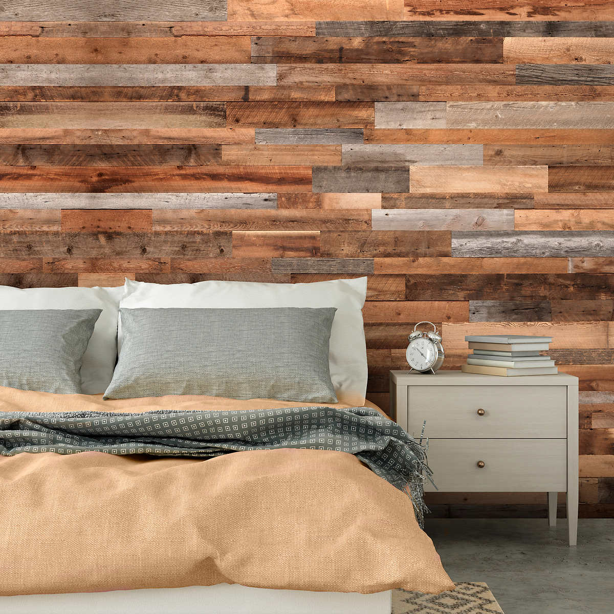Barn Wall Reclaimed Canadian Barn Wood Planks Costco