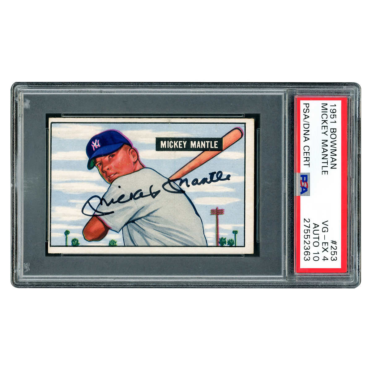 Mickey Mantle cards continue to set records, 1951 Bowman rookie