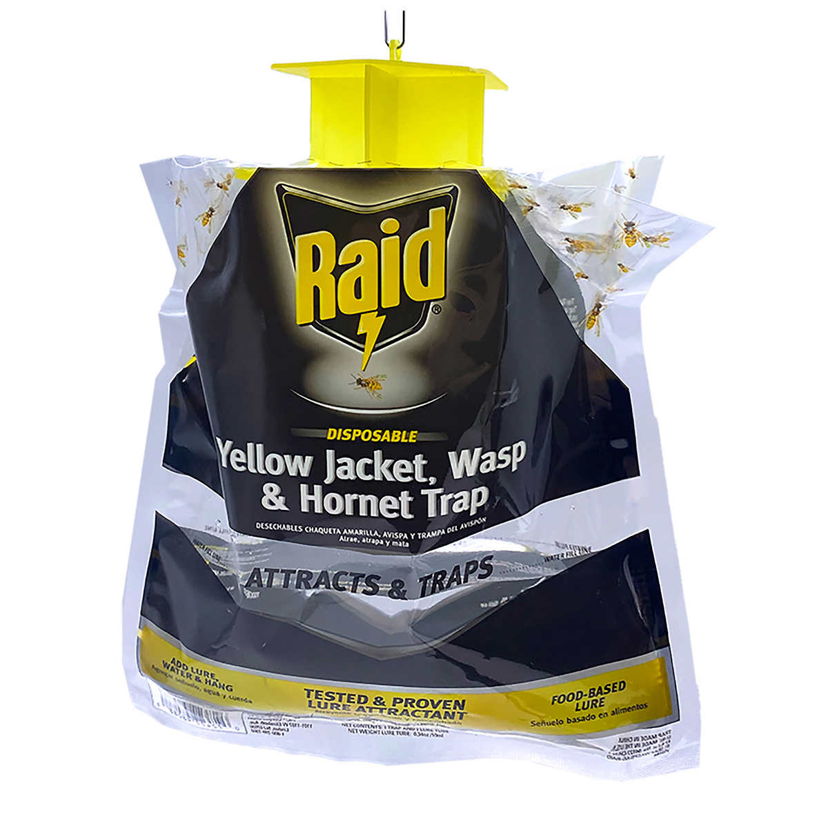 Raid Disposable Wasp, Yellow Jacket and Hornet Trap 3-pack