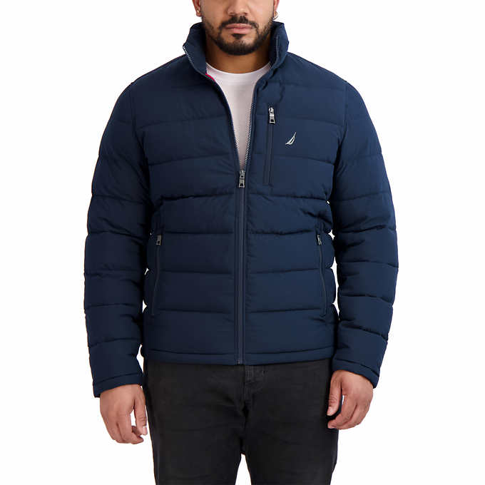 Men's Medium-Weight Tall Puffer Jacket